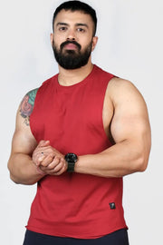Legacy DeepArm Tank Maroon by Fuaark Nz