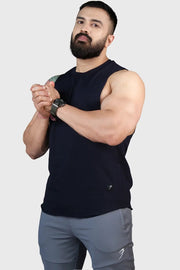 Legacy DeepArm Tank Navy by Fuaark Nz