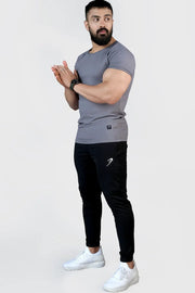 Legacy Scoop Neck T-shirt Grey by Fuaark Nz