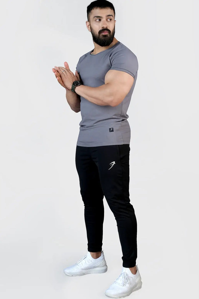 Legacy Scoop Neck T-shirt Grey by Fuaark Nz