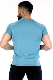 Lining T-shirt Blue by Fuaark Nz