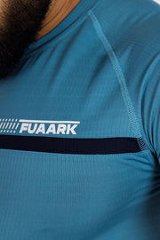 Lining T-shirt Blue by Fuaark Nz