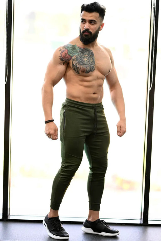 Melange Joggers Green by Fuaark Nz