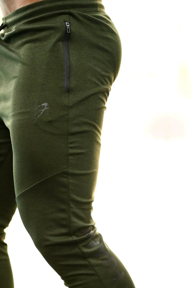 Melange Joggers Green by Fuaark Nz