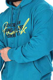 Oversized Frost Hoodie Teal by Fuaark Nz