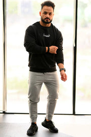 Oversized Sweatshirt Black by Fuaark Nz