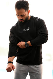 Oversized Sweatshirt Black by Fuaark Nz