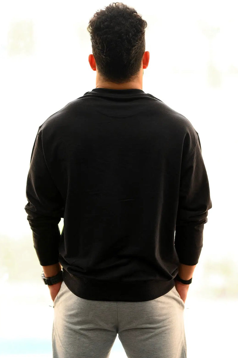 Oversized Sweatshirt Black by Fuaark Nz