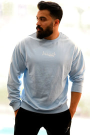 Oversized Sweatshirt Sky Blue by Fuaark Nz