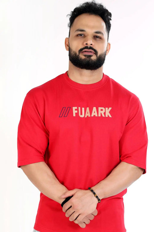Greatest Oversized T-shirt Red by Fuaark Nz
