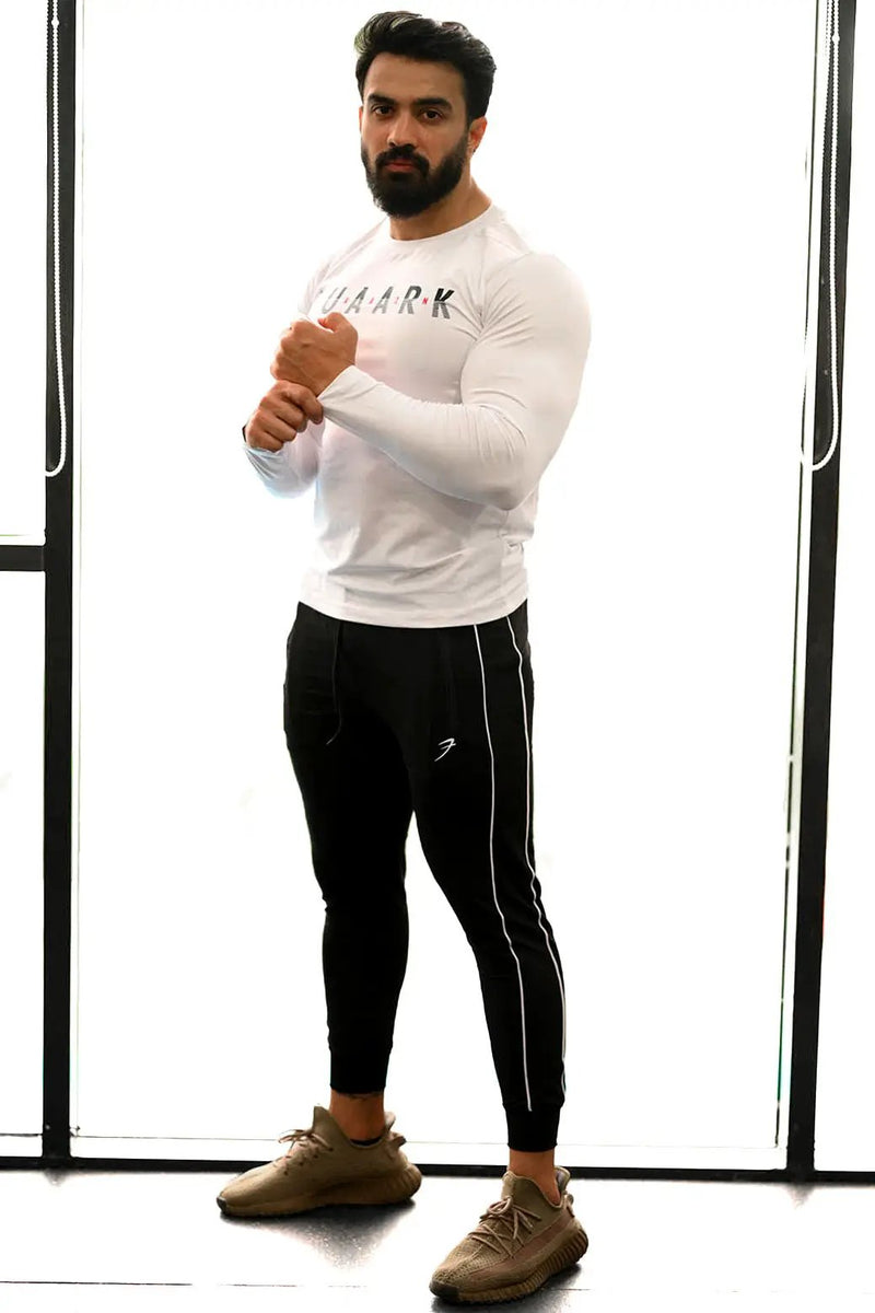 Peak Fullsleeves T-shirt White by Fuaark Nz