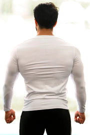 Peak Fullsleeves T-shirt White by Fuaark Nz
