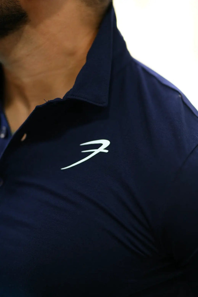 Polo T-shirt Navy by Fuaark Nz