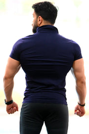 Polo T-shirt Navy by Fuaark Nz