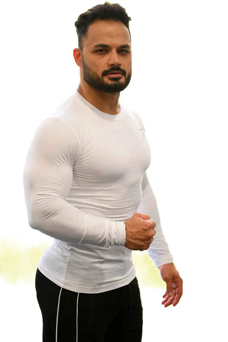 Revival Fullsleeves T-shirt White by Fuaark Nz
