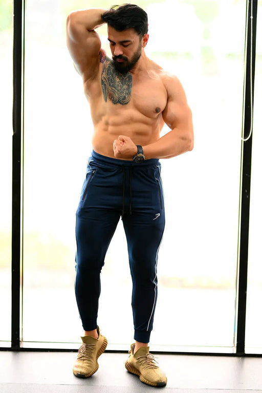 Revival Joggers Blue by Fuaark Nz