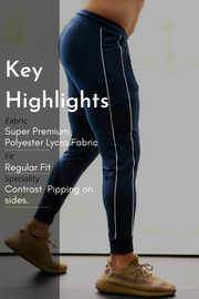 Revival Joggers Blue by Fuaark Nz