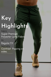 Revival Joggers Green by Fuaark Nz