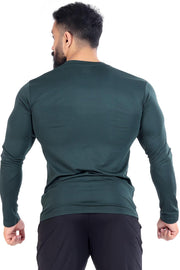 Tencil Fullsleeves T-shirt Green by Fuaark Nz