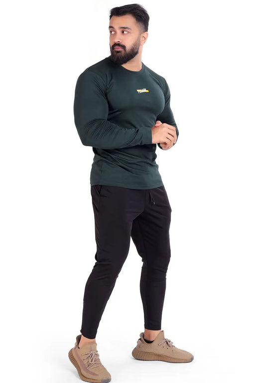 Tencil Fullsleeves T-shirt Green by Fuaark Nz