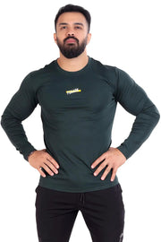 Tencil Fullsleeves T-shirt Green by Fuaark Nz