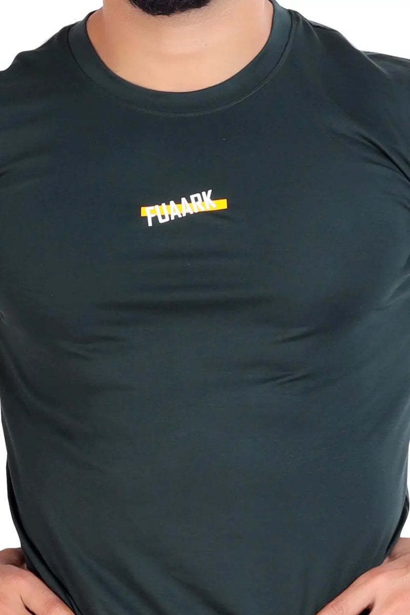 Tencil Fullsleeves T-shirt Green by Fuaark Nz