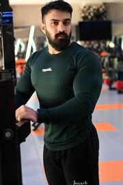 Tencil Fullsleeves T-shirt Green by Fuaark Nz