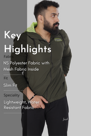 Velocity Jacket Olive by Fuaark Nz
