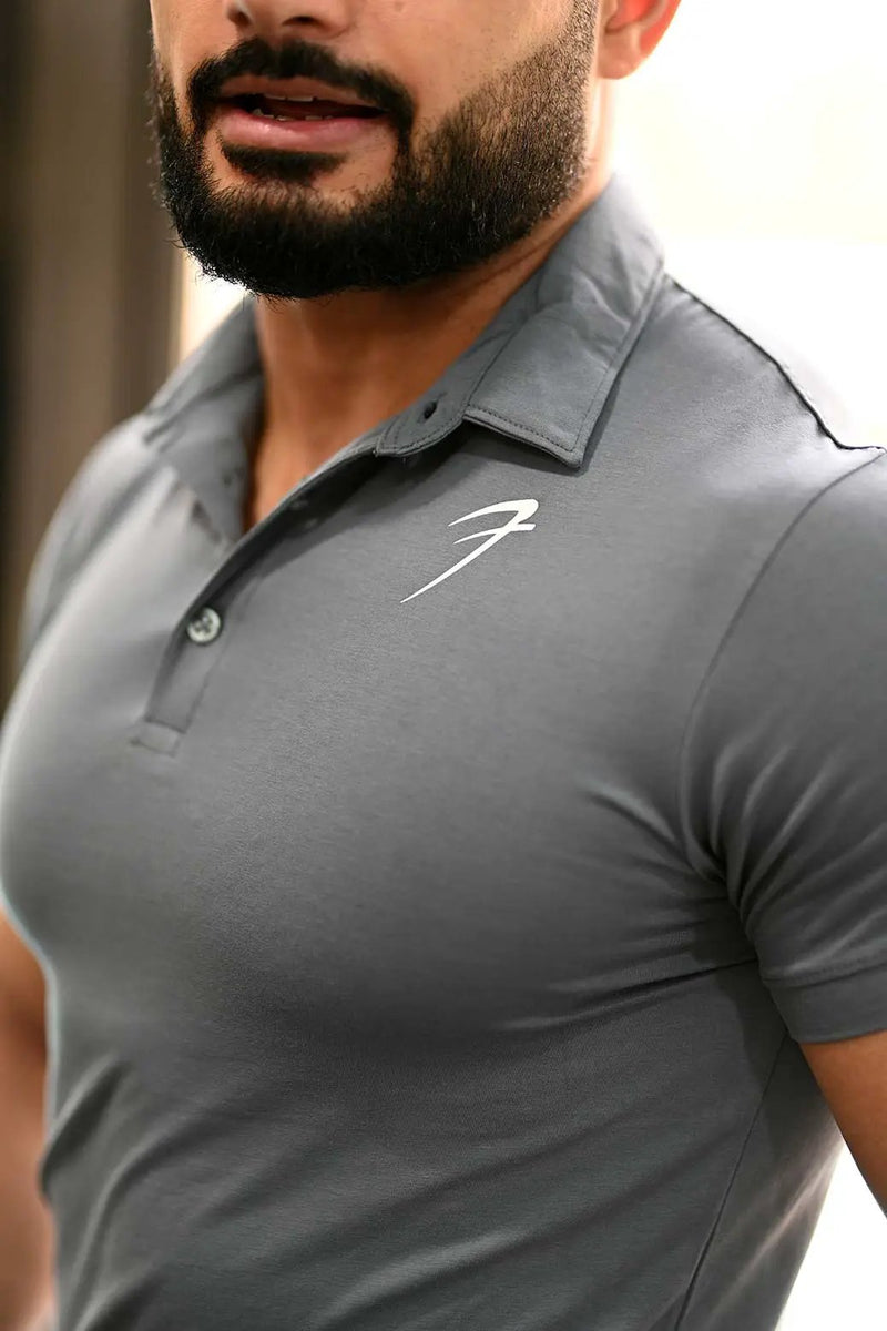 Polo T-shirt Grey by Fuaark Nz
