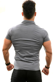 Polo T-shirt Grey by Fuaark Nz