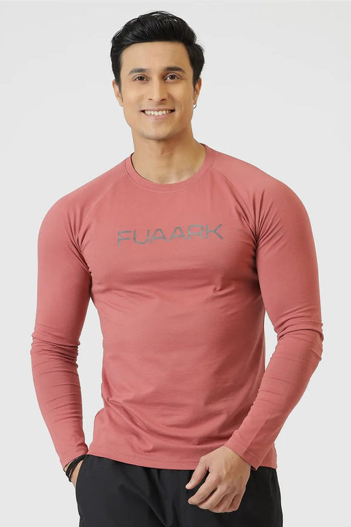 Chase Full Sleeves T-shirt Cranberry by Fuaark Nz