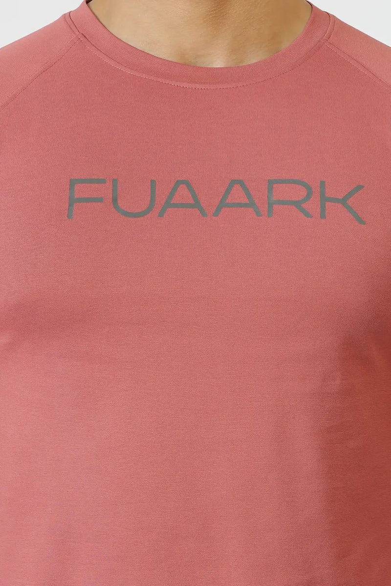 Chase Full Sleeves T-shirt Cranberry by Fuaark Nz