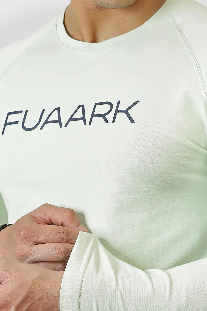 Chase Full Sleeves T-shirt Lime by Fuaark Nz