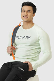 Chase Full Sleeves T-shirt Lime by Fuaark Nz