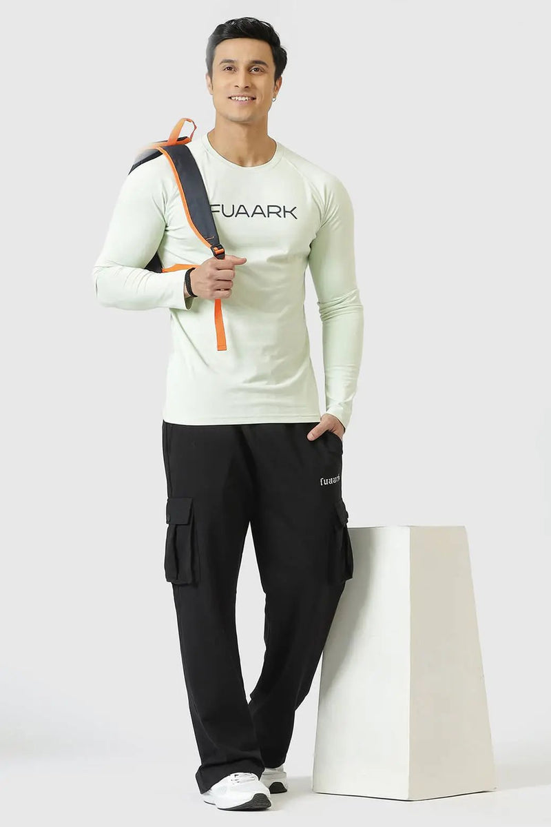Chase Full Sleeves T-shirt Lime by Fuaark Nz
