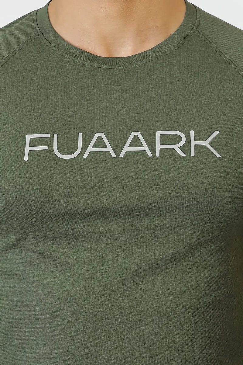 Chase Full Sleeves T-shirt Olive by Fuaark Nz