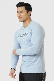 Chase Full Sleeves T-shirt Sky Blue by Fuaark Nz