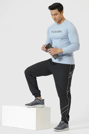 Chase Full Sleeves T-shirt Sky Blue by Fuaark Nz