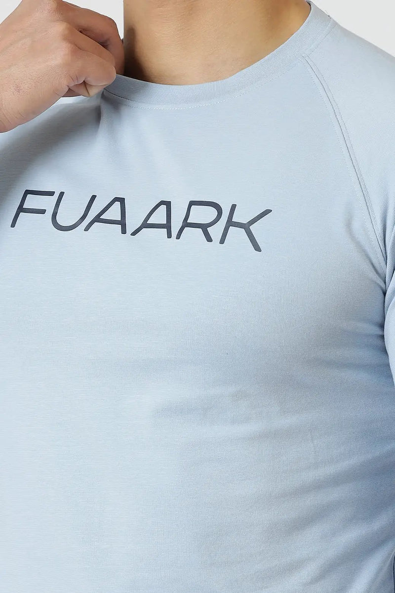 Chase Full Sleeves T-shirt Sky Blue by Fuaark Nz