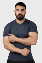 Compression 2.0 T-shirt Grey by Fuaark Nz