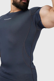 Compression 2.0 T-shirt Grey by Fuaark Nz