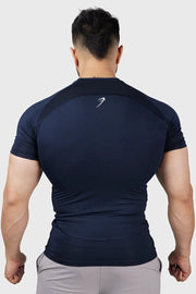 Compression 2.0 T-shirt Navy by Fuaark Nz