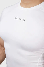 Compression 2.0 T-shirt White by Fuaark Nz