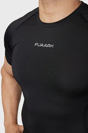Compression 2.0 T-shirt Black by Fuaark Nz
