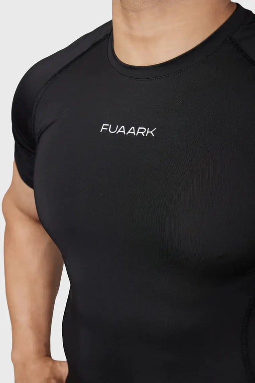 Compression 2.0 T-shirt Black by Fuaark Nz