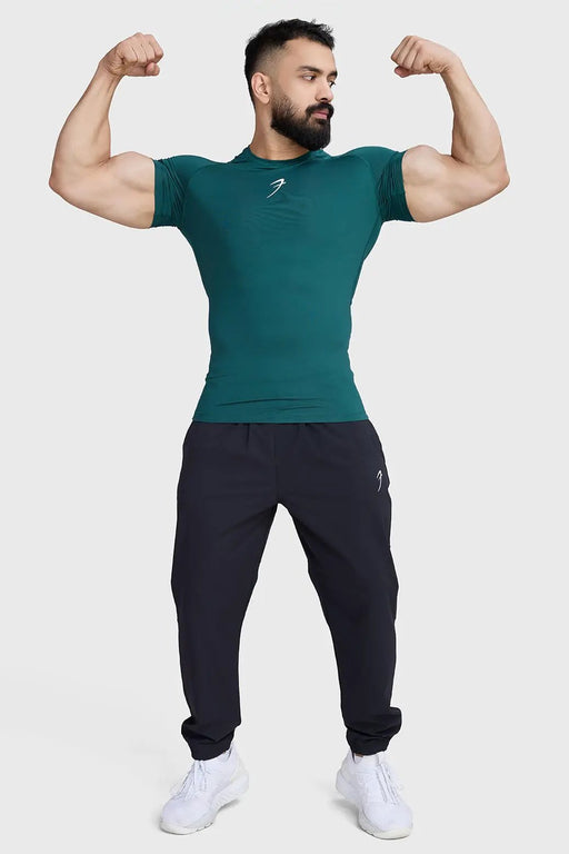 Compression T-shirt Emerald Green by Fuaark Nz