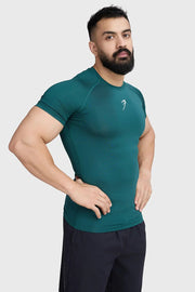 Compression T-shirt Emerald Green by Fuaark Nz