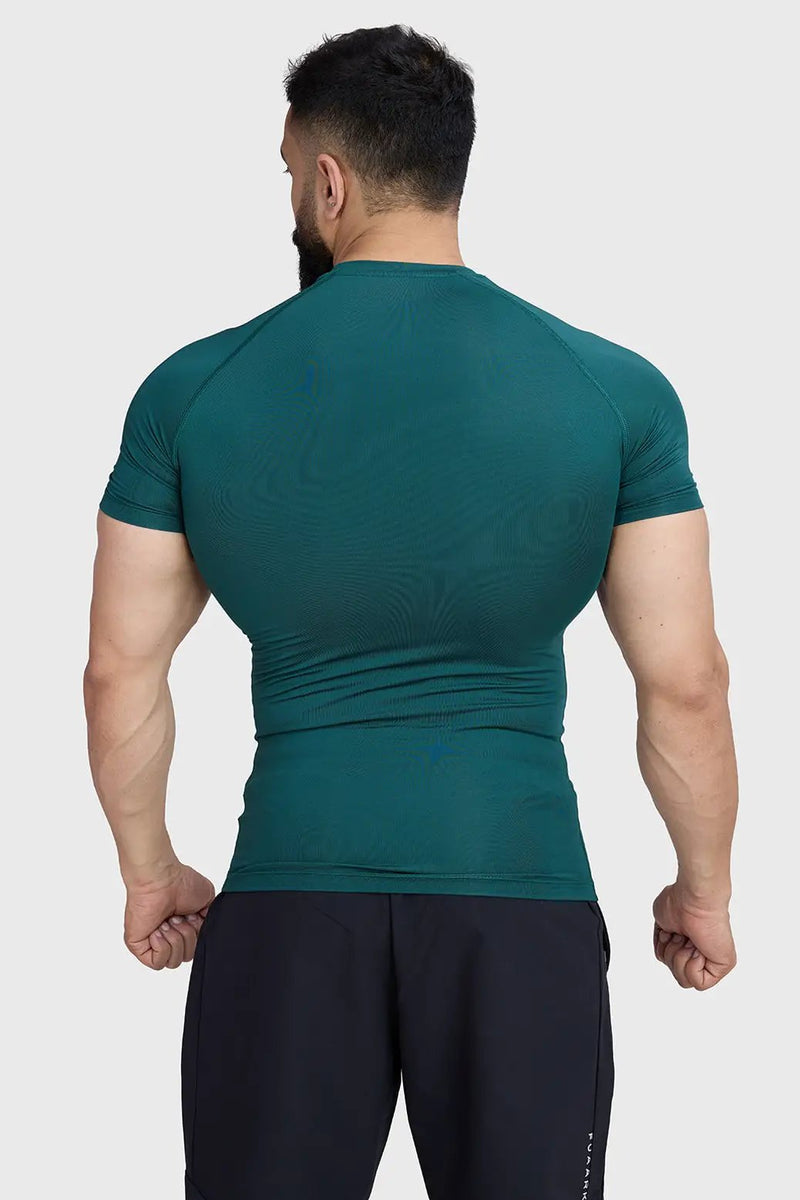 Compression T-shirt Emerald Green by Fuaark Nz