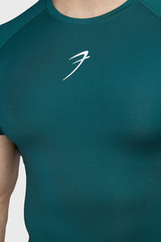 Compression T-shirt Emerald Green by Fuaark Nz