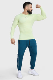 Compression Fullsleeves T-shirt Lime by Fuaark Nz